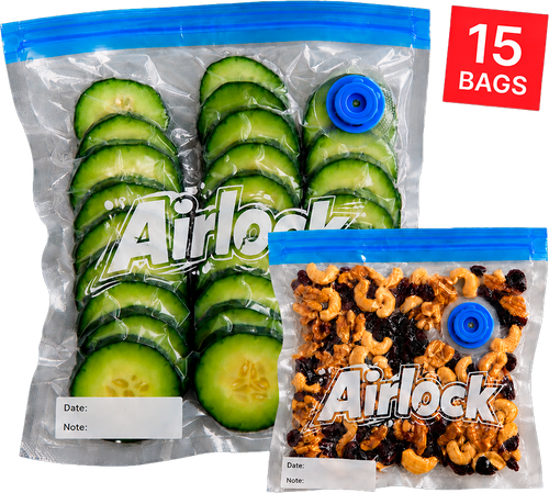 Airlock Envasadora al Vacío Compacta — Conserva Alimentos hasta 5x Más